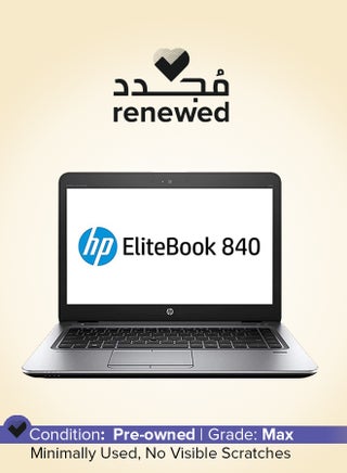 Renewed - EliteBook 840 G4 With 14 Inch HD Display,Core i5 Processor/7th Generation/8GB Ram/256GB SSD/Intel HD Graphics English Silver - pnsku/N53401632A/45/_/1748278279/5060c46c-15de-47db-9792-449cbc5c049d