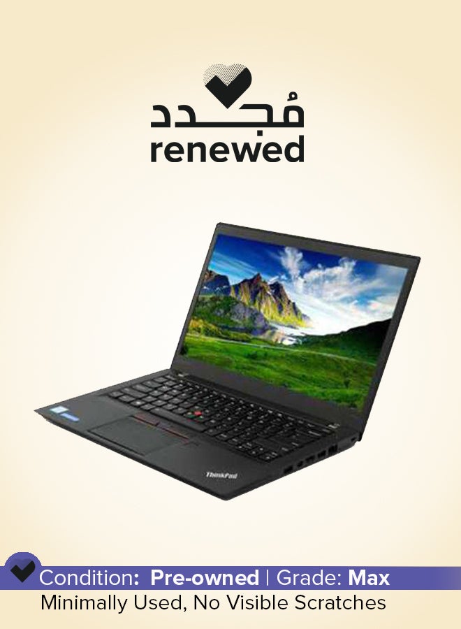 Renewed - ThinkPad T460 With 14-Inch FHD Display,Core i5 Processor/6th Generation/8GB Ram/256GB SSD/Intel HD Graphics English Black - pnsku/N53401633A/45/_/1721631716/1e639f92-8f1f-4e14-b8dd-dad0f3ff9ed0