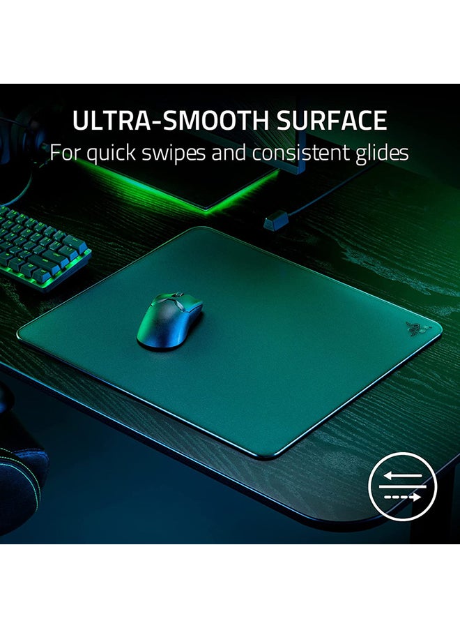 RAZER Razer Atlas Tempered Glass Gaming Mouse Mat, Ultra-Smooth Micro-Etched Surface, Dirt and Scratch-Resistant, Anti-Slip Base, Quiet Mouse Movements - Black  - Image 3