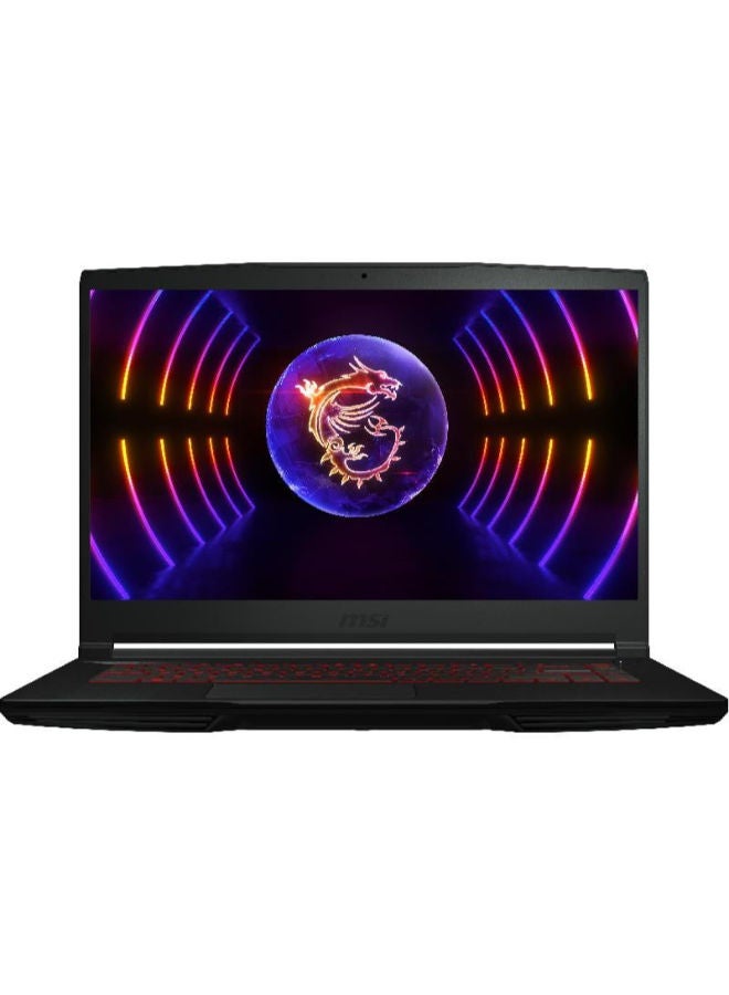 MSI - GF63 Thin Gaming Laptop With 15.6-inch FHD (1920x1080) Display, Core i7-12650H Processor/16GB RAM/512GB SSD/Windows 11 Home/Nvidia GeForce RTX 3050 4GB/ English Black - Image 1