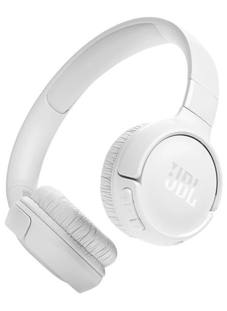 JBL Tune 520Bt Wireless On Ear Headphones Pure Bass Sound 57H Battery Hands Free Call Plus Voice Aware Multi Point Connection Lightweight And Foldable White - Image 1