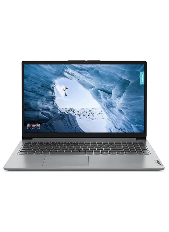 لينوفو IdeaPad 1 15AMN7 بشاشة FHD مقاس 15.6 بوصة ومعالج AMD Ryzen 5 7520U / ذاكرة وصول عشوائي سعتها 8 جيجابايت / قرص SSD سعة 512 جيجابايت / بطاقة رسومات AMD Radeon 610M مدمجة / نظام التشغيل Windows 11 Home / - Image 1