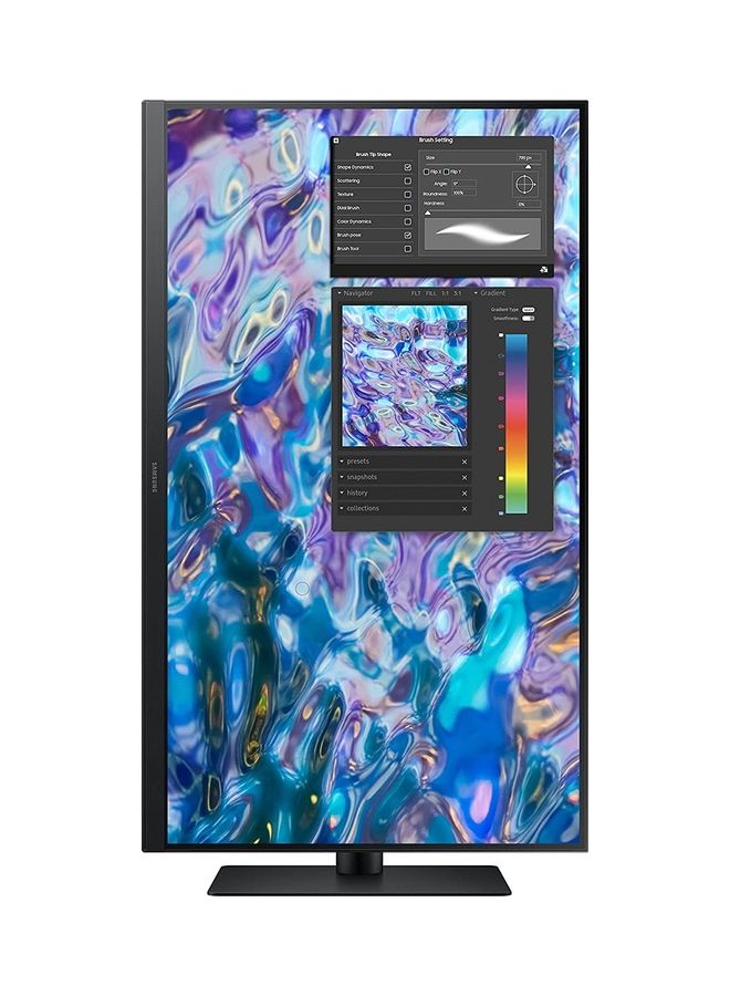 سامسونج شاشة عرض Finity S6 QHD مقاس 27 بوصة مع لوحة IPS، تصميم مريح، شاشة أقل، معدل تحديث 75 هرتز، مزامنة مجانية AMD، LS27B610EQMXUE - Image 3