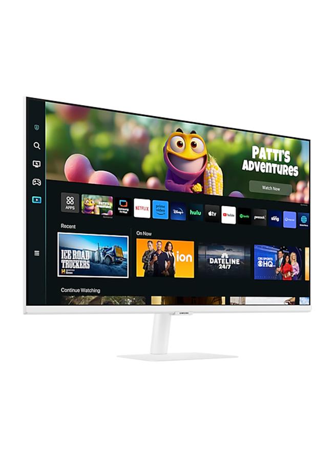 سامسونج شاشة ذكية مقاس 27 بوصة 27CM501 شاشة مسطحة FHD مع تجربة التلفزيون الذكي وجهاز التحكم عن بعد ومكبر الصوت | اتصال سلكي ولاسلكي بالهواتف المحمولة والكمبيوتر المحمول والكمبيوتر الشخصي مع WIFI وBluetooth، LS27CM501EMXUE - Image 3