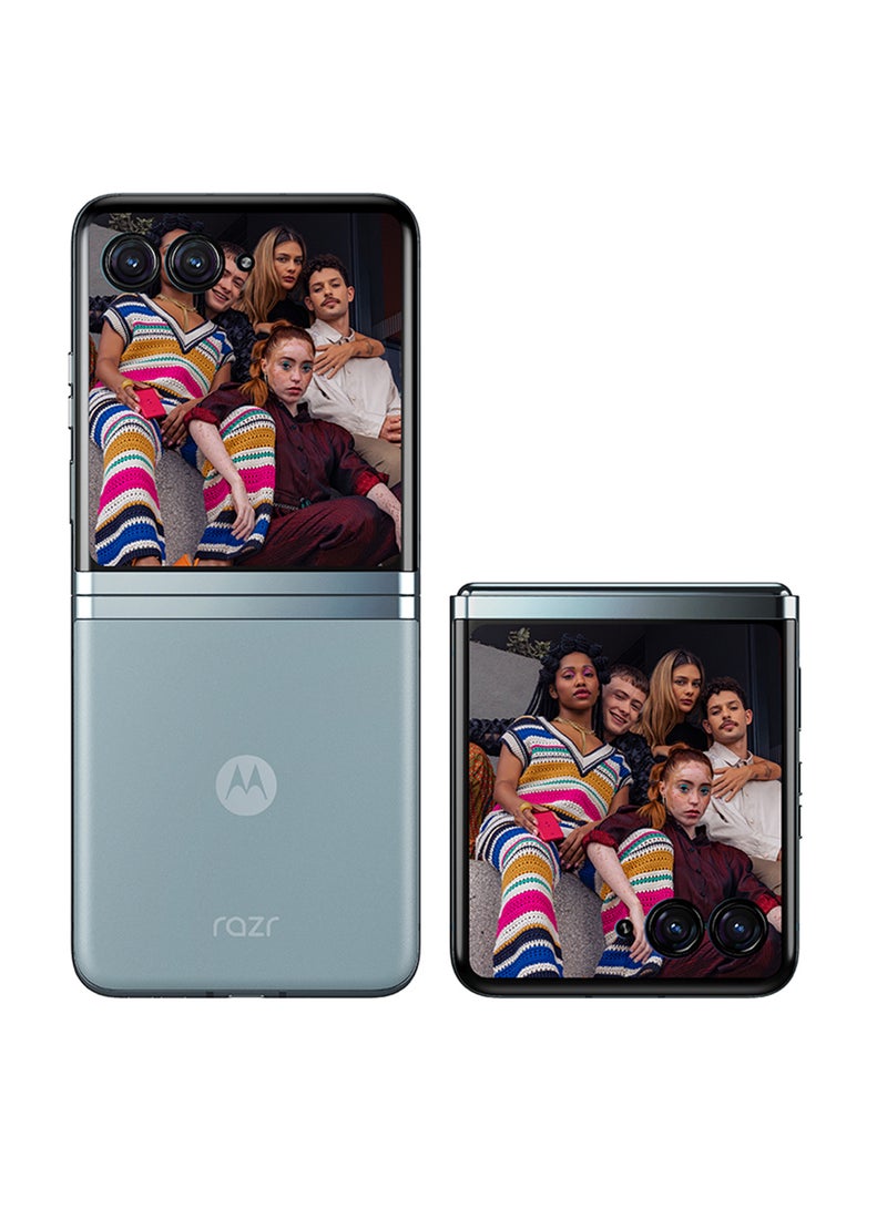 Motorola - Razr 40 Ultra Dual Sim Glacier Blue 8GB RAM 256GB 5G - Middle East Version - Image 1
