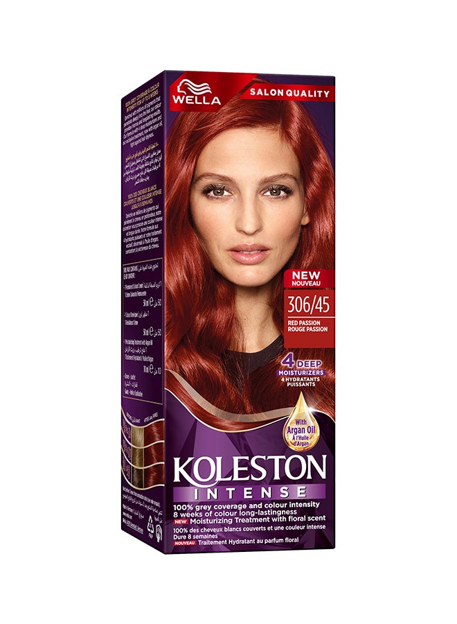 ويلا صبغة الشعر كولستون إنتنس 306/45  أحمر وهاج 110 ml - Image 1