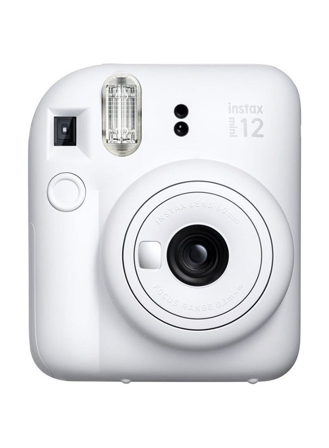 FUJIFILM Instax Camera Mini 12 Clay White - Image 1