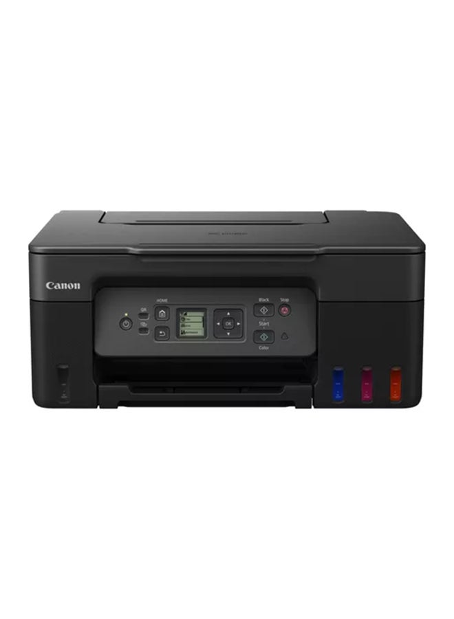 Canon G3470 Wireless Colour 3-in-1 Refillable MegaTank Printer, Black, A4 print, copy, scan, high-yields of ink of up to 6,000 black pages or 7,700 color pages Black - Image 1