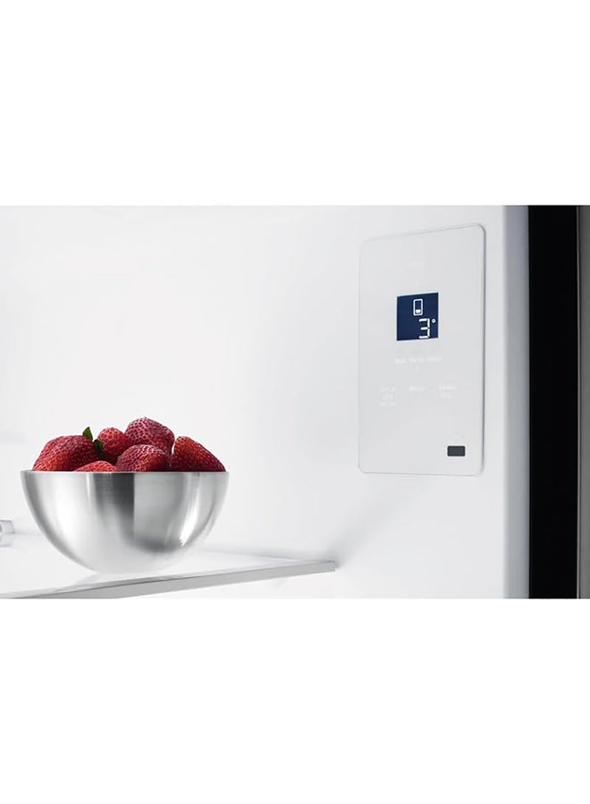 Electrolux 529L Gross Bottom Mount Premium Refrigerator, 10 Year Warranty on Inverter Compressor, 2 Door European Standard Fridge, EvenTemp Cooling System, Twist & Serve Ice Maker EBE5304B-A RAE Arctic Silver Steel - Image 5