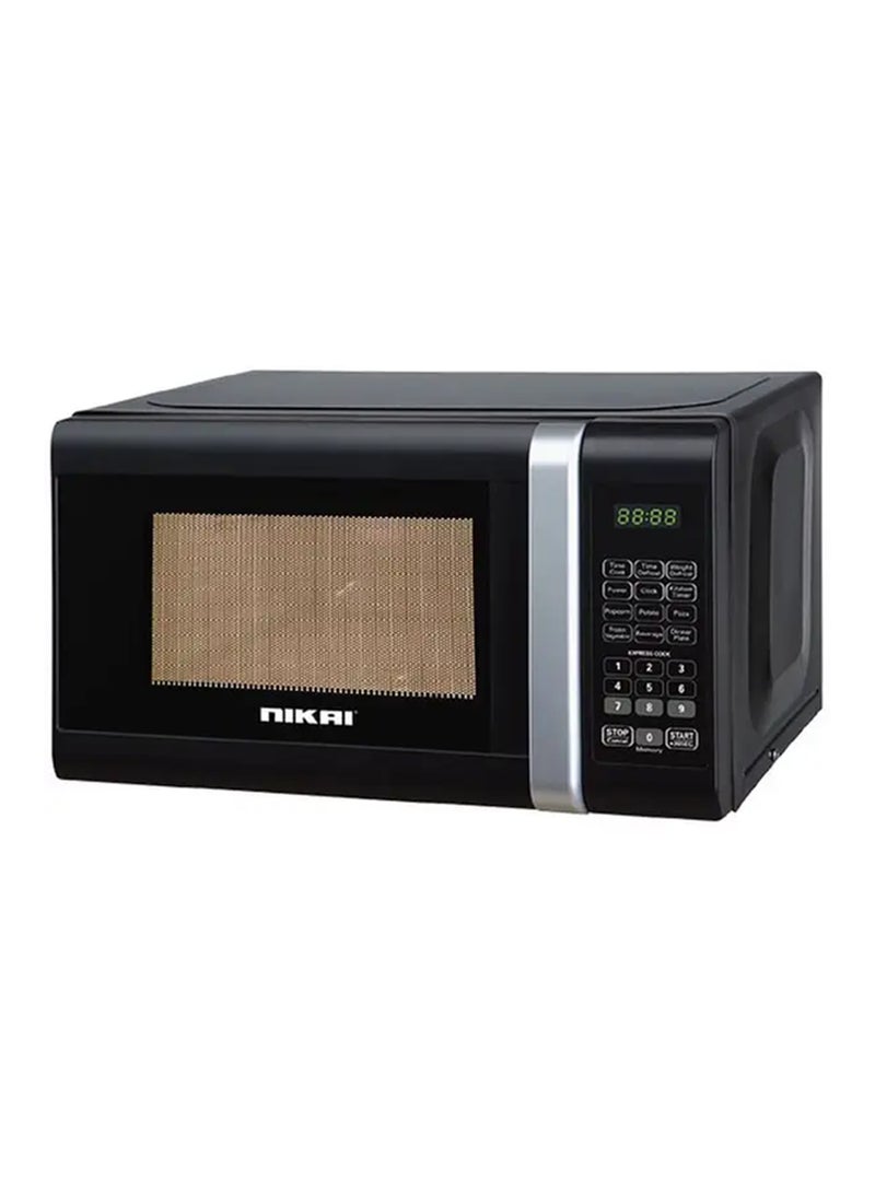NIKAI Microwave Oven, Digital Touch Control, Child Safety-Lock, 10/11 Power Levels And 6 Auto Menus, Cooking End Signal, Touch Control Panel, Convenient Pull Hand Door 20 L 700 W NM02010DBX Black - Image 2