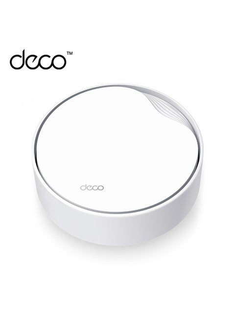Deco AX3000 PoE Mesh WiFi، شبكة Wi-Fi 6 قابلة للتركيب على السقف/الحائط، استبدال جهاز توجيه Wi-Fi، نقطة الوصول وموسع النطاق، يعمل بتقنية PoE، 2 منافذ PoE (1 × 2.5 جيجا، 1 × جيجابت)، 3 عبوات