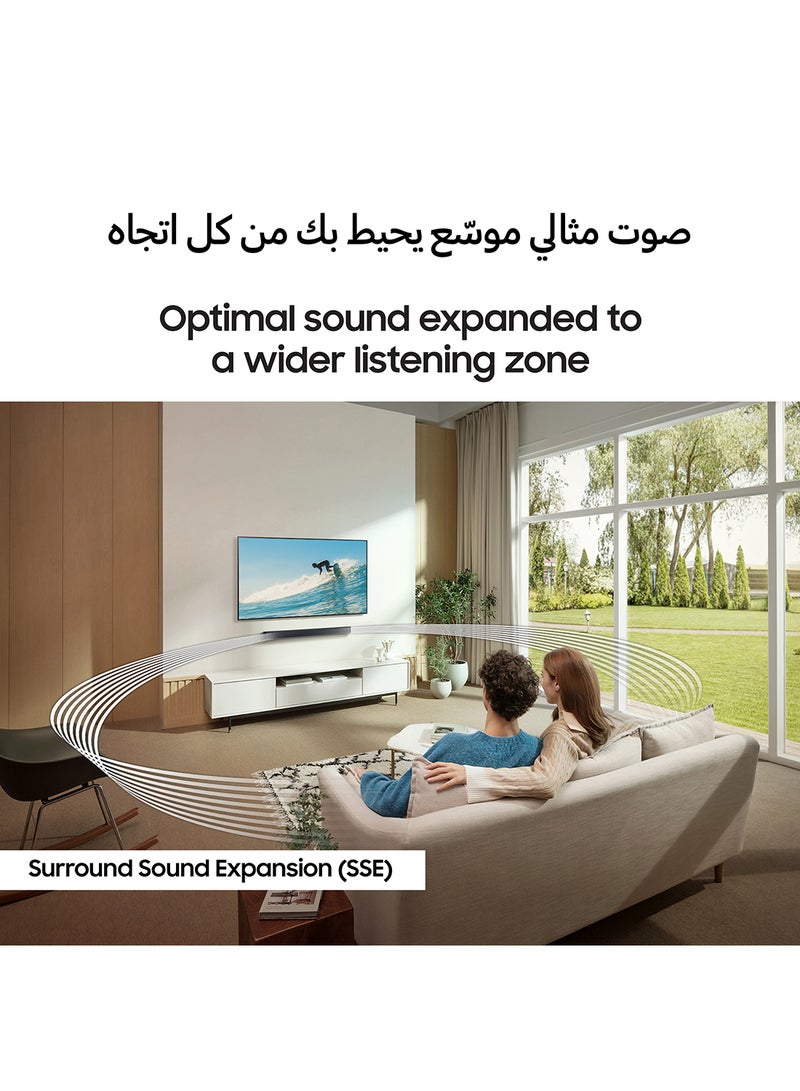 Samsung 2.0 CH Wireless Sound bar, with Night Mode - HW-C400/ZN/HW-C400/SA Black - Image 5