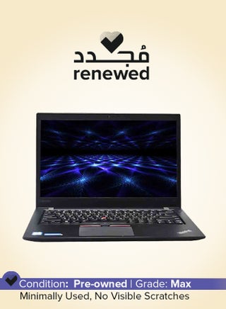 Renewed - Thinkpad T460s Laptop With 14 Inch Display,Intel Core i7-6600U/8GB RAM/512B SSD/Windows 10 English Graphite - pnsku/N53404192A/45/_/1722583758/13718ca1-4aed-4fbb-b377-02fe0907ea08