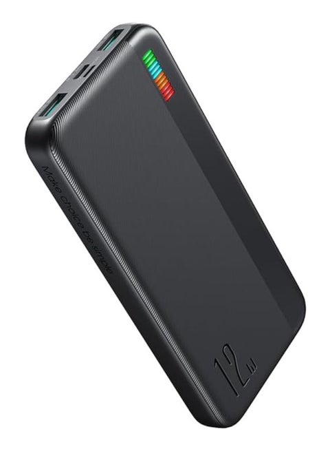 JR-T017 20000mAh 12W سلسلة زاهية لإمداد الطاقة للهاتف باور بانك أسود 10000 mAh أبيض