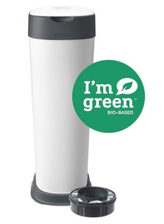 tommee tippee Twist And Click Sangenic XL Nappy Bin, Holds up to 60 Nappies, Eco-Friendlier System, 76cm Tall, Includes 1x Refill Cassette with Sustainably Sourced Antibacterial Greenflim  - Image 2