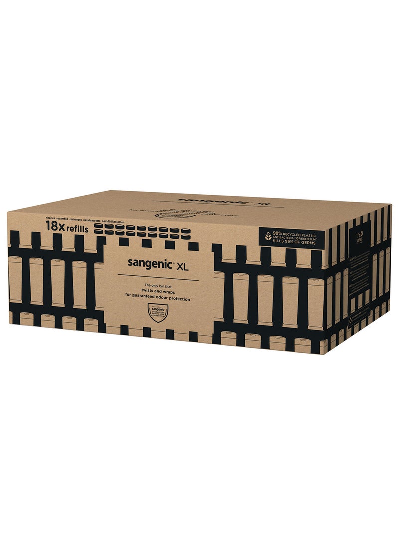 tommee tippee Pack of 18 Sangenic Xl Cassette Refill Eur  - Image 5