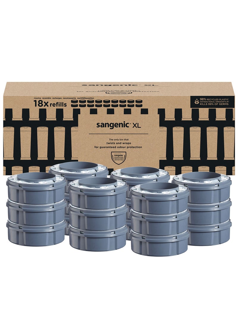 tommee tippee Pack of 18 Sangenic Xl Cassette Refill Eur  - Image 3