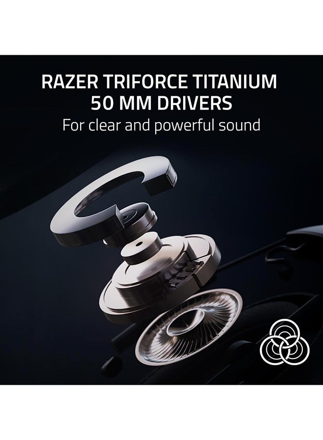 RAZER BlackShark V2 Pro Wireless Gaming Headset 2023 Edition: Detachable Mic, Pro-Tuned FPS Profiles, Ultra-Soft Memory Foam, PC, PS5, Xbox Series X & S, Mobile - 70 Hr Battery Life - Black - Image 4