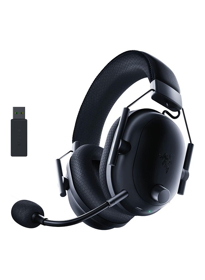 RAZER BlackShark V2 Pro Wireless Gaming Headset 2023 Edition: Detachable Mic, Pro-Tuned FPS Profiles, Ultra-Soft Memory Foam, PC, PS5, Xbox Series X & S, Mobile - 70 Hr Battery Life - Black - Image 1