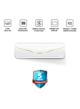 1 Ton Rotary Split AC, Energy Efficient Cooling Air Conditioner with T3 Tropical Rotary Compressor, R410 Gas, 4 Way Swing, 12000 BTU AC, Gold Fin technology, Auto Restart, Best For Small Room And Office NSAC12131N24 White - pnsku/N53404544A/45/_/1707911962/702d9749-2398-41eb-bb60-86ea21df8e2b
