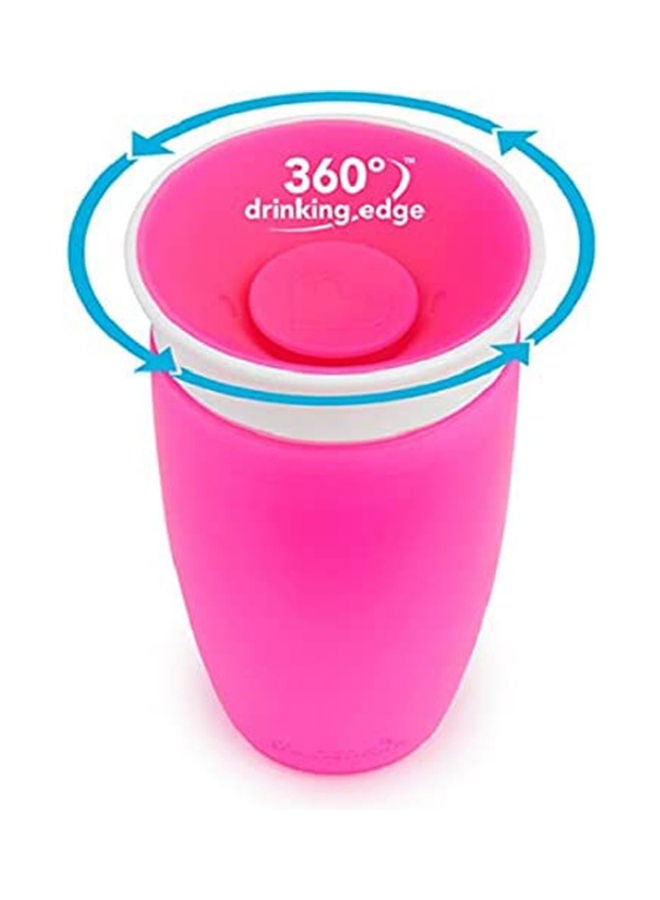 مونشكين - كوب ميراكل مضاد للانسكاب 360 درجة، 10 أونصة/296 مل، وردي - Image 1