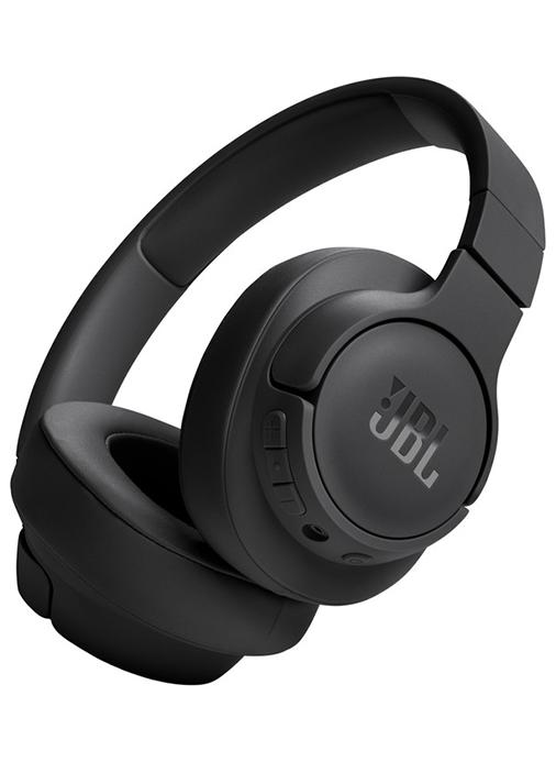 JBL Tune 720Bt Wireless Over Ear Headphones Pure Bass Sound 76H Battery Hands-Free Call Plus Voice Aware Multi Point Connection Lightweight And Foldable Detachable Audio Cable Black - Image 1