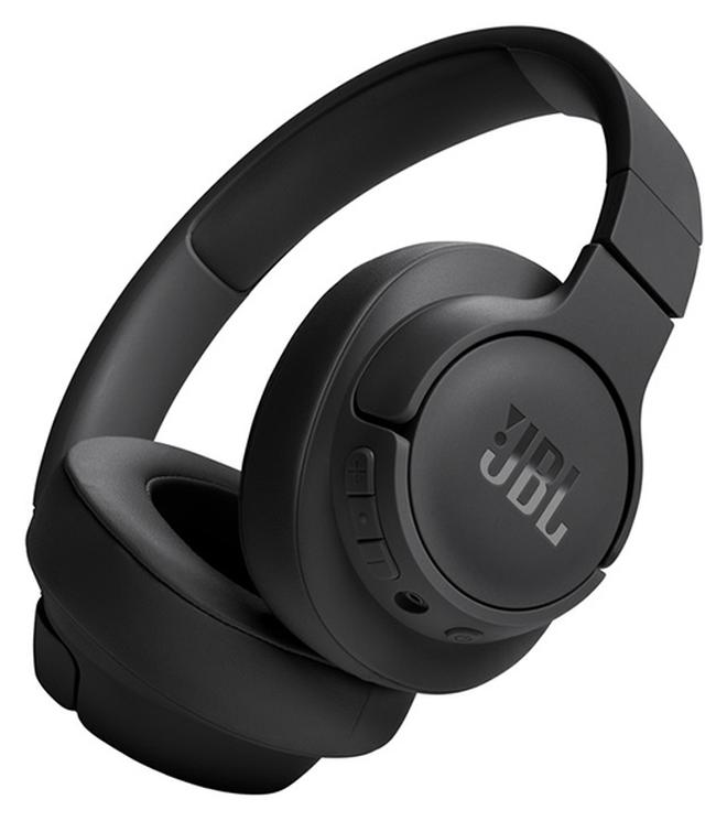 JBL Tune 720Bt Wireless Over Ear Headphones Pure Bass Sound 76H Battery Hands-Free Call Plus Voice Aware Multi Point Connection Lightweight And Foldable Detachable Audio Cable Black - Image 1