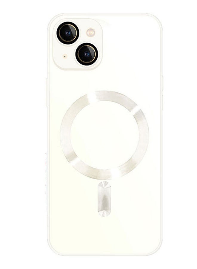 MARGOUN MagSafe Case Cover for Apple iPhone 14 with High Grade Tpu Material and Full Body Protection - White - Image 1