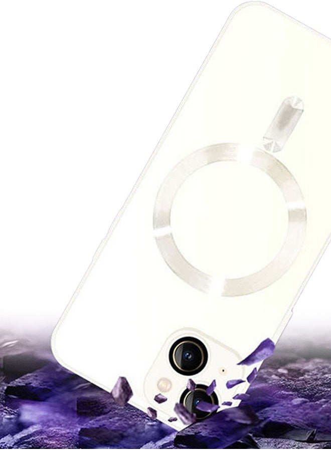 MARGOUN MagSafe Case Cover for Apple iPhone 14 with High Grade Tpu Material and Full Body Protection - White - Image 5