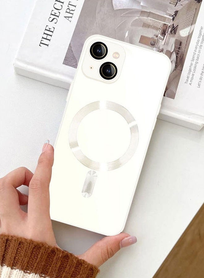 MARGOUN MagSafe Case Cover for Apple iPhone 14 with High Grade Tpu Material and Full Body Protection - White - Image 2