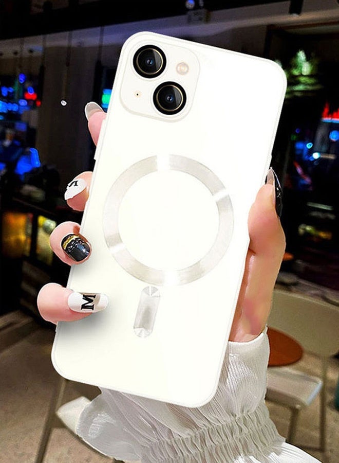 MARGOUN MagSafe Case Cover for Apple iPhone 14 with High Grade Tpu Material and Full Body Protection - White - Image 3