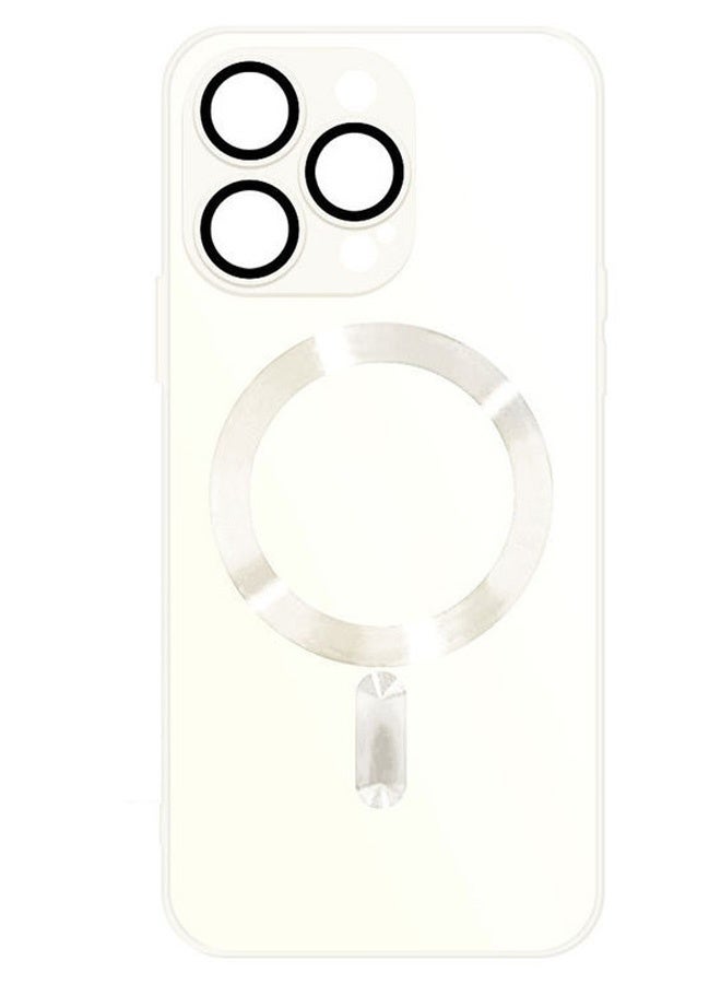 MARGOUN MagSafe Case Cover for Apple iPhone 14 Pro Max with High Grade Tpu Material and Full Body Protection - White - Image 4