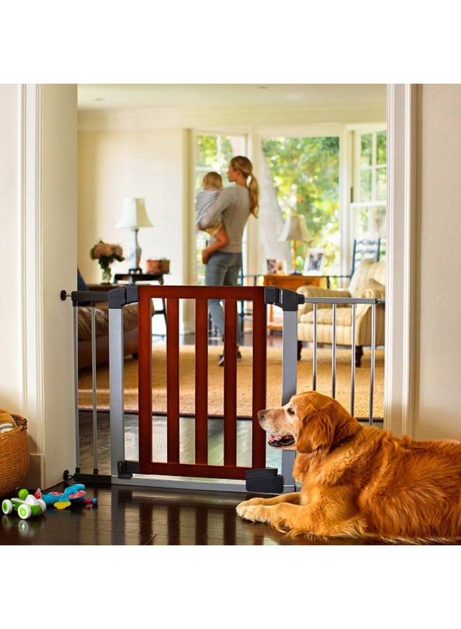 Munchkin Auto Close Modern Metal Gate, 29.5" To 40.6" Wide And 29" Tall, 6 To 24 Months  - Image 2