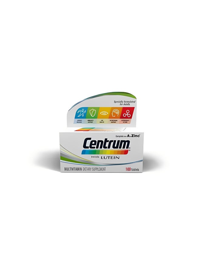 Centrum 100 Tablets- Centrum A to Zinc Multivitamin for Adults with Lutein – Includes Vitamins B, C, D & Essential Minerals - Image 5