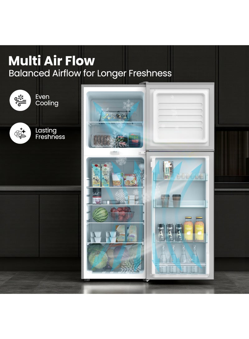 نيكاي ثلاجة ببابين 296 kW NRF275DN3S فضي - Image 4