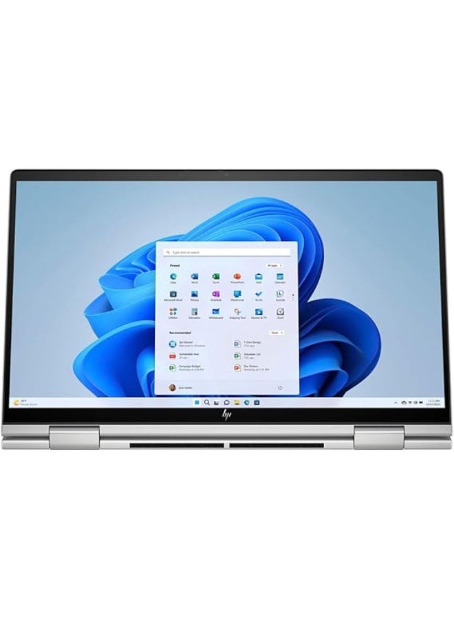إتش بي - كمبيوتر محمول ENVY X360 14-es0013dx بشاشة مقاس 14 بوصة، ومعالج Core i5-1335U/ وذاكرة وصول عشوائي سعتها 8 جيجابايت/ ومحرك أقراص SSD سعة 512 جيجابايت/وبطاقة رسومات Intel Iris Xe/نظام التشغيل Windows 11 - Image 1