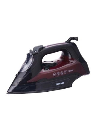 Steam Iron, Dry/ Spray Function, 360 ml Water Tank, Non-Stick Sole Plate, Vertical Steam Function, Adujstable ThermoStat 360 ml 2400 W NSI707TS Black/Purple - pnsku/N53404780A/45/_/1725184921/42cb0e87-5834-4eb7-bfaa-0da067c6f4e1