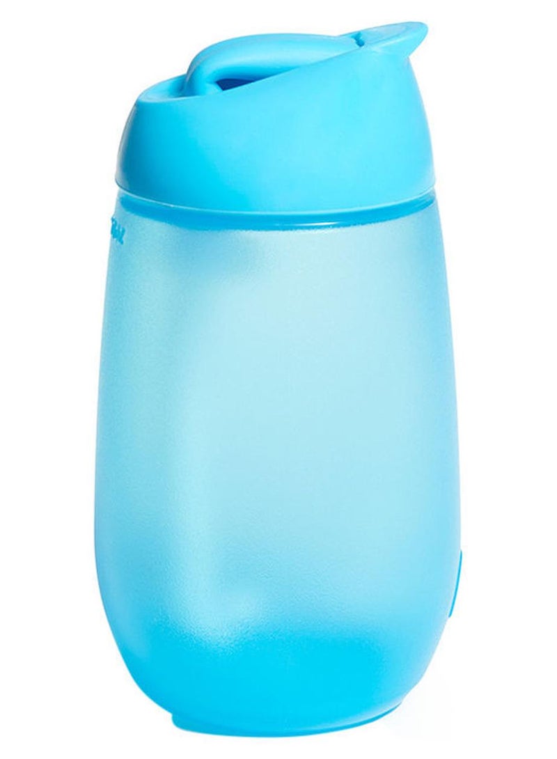Munchkin Simple Clean Practice Cup With Straw 10 Oz 12+ Months Pack of 1 Blue - Image 1