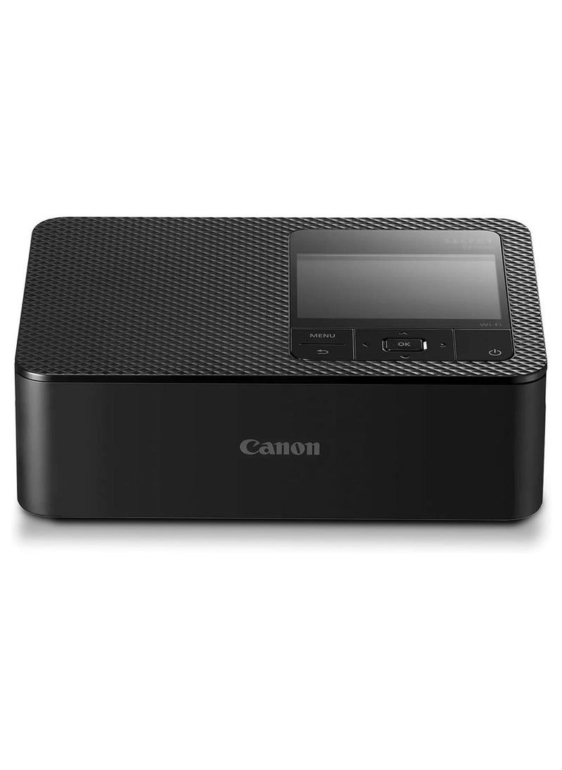 Canon SELPHY CP1500 Compact Portable Photo, Printer Photos, Collages and Stickers | Wi-Fi & Direct printing | Smart Devices,  Computers, Cameras, SD Card and USB-C Flash Drives (Upgraded CP1300 Model) Black - Image 1
