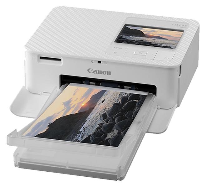 Canon SELPHY CP1500 Compact Portable Photo Printer, Photos, Collages and Stickers | Wi-Fi & Direct printing | Smart Devices,  Computers, Cameras, SD Card and USB-C Flash Drives (Upgraded CP1300 Model) White - Image 1