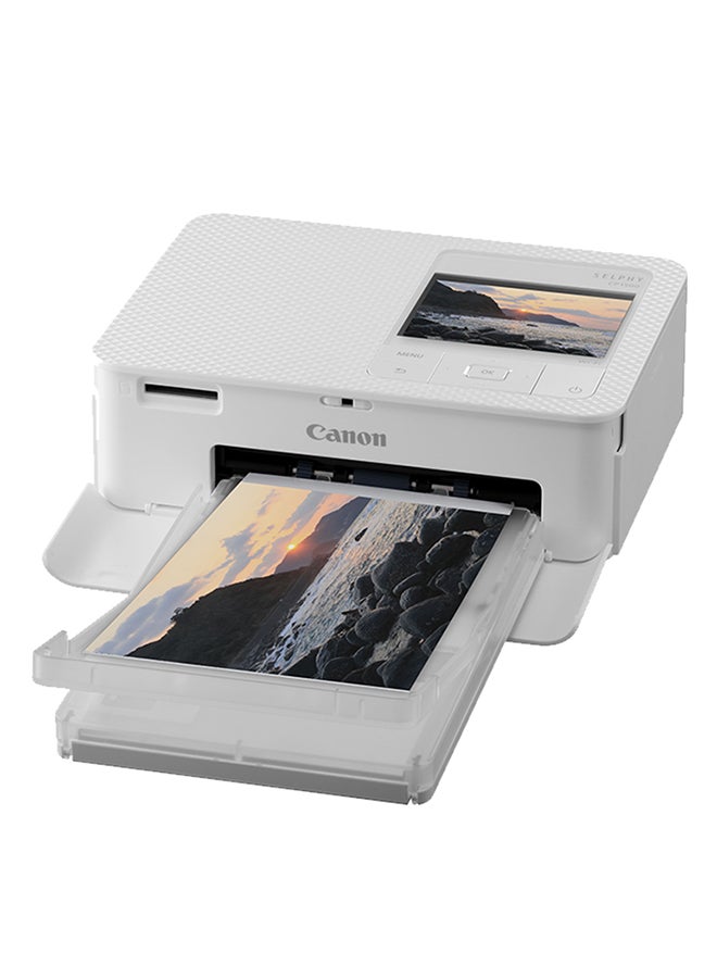 Canon SELPHY CP1500 Compact Portable Photo Printer, Photos, Collages and Stickers | Wi-Fi & Direct printing | Smart Devices,  Computers, Cameras, SD Card and USB-C Flash Drives (Upgraded CP1300 Model) White - Image 1