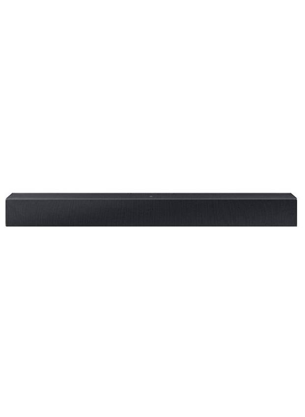 Samsung C-series 2.0ch. Soundbar w/ Built-in Woofer Basic Class B Audio System, 20W, Dolby 2 channels, 2 Year Warranty (2023), Model HW-C400/SA Black - Image 1
