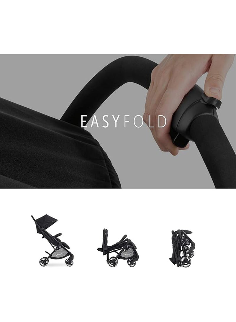 hauck - Swift X Duo Twin Pushchair, Blackside By Side Double (Only 75Cm Wide), Compact And One Hand Folding With Raincover - Image 1