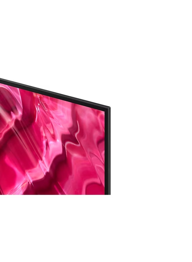 55 Inch Smart TV | OLED | Built in receiver | Neural Quantum Processor 4K | Laser Slim Design | Motion Xcelerator | Turbo Pro | Native 144HZ Refresh Rate | (2023) - QA55S90CAUXSA Black