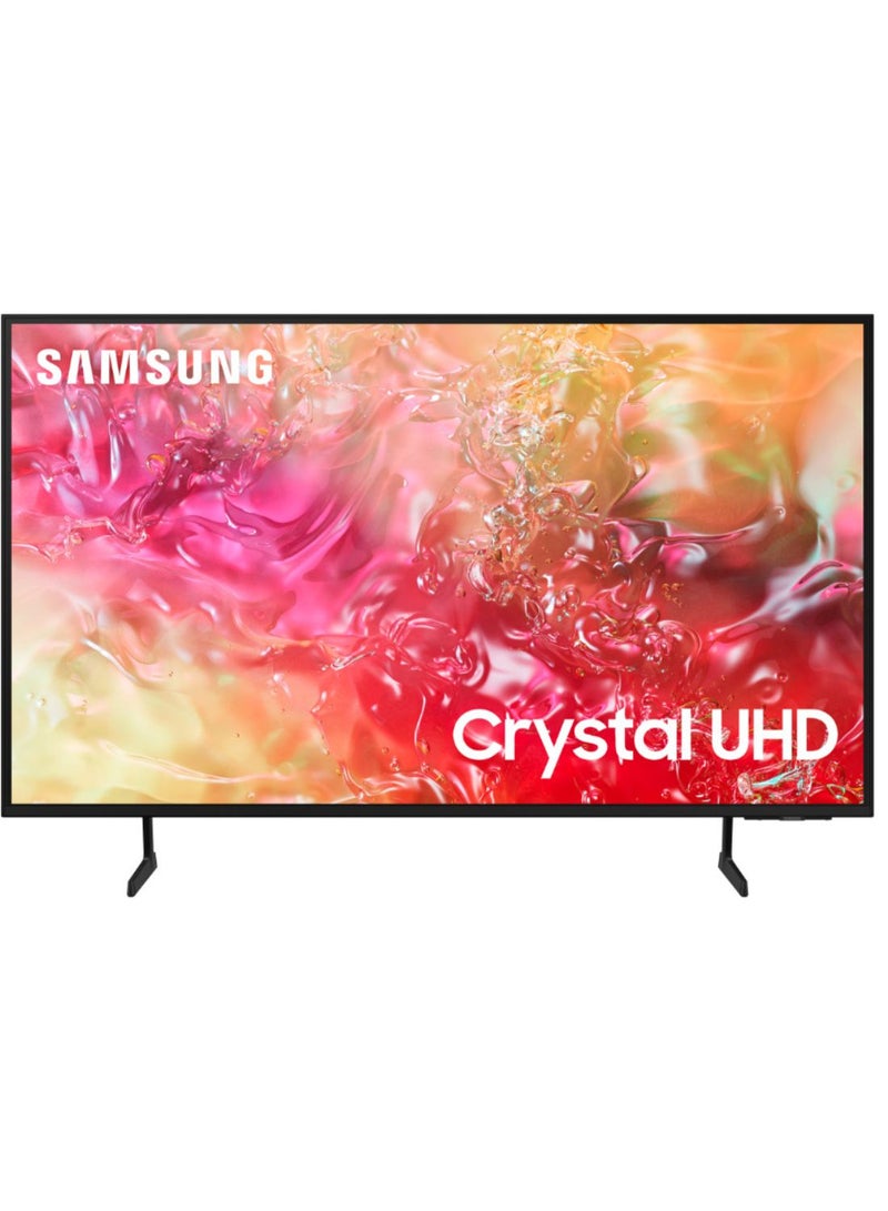 Samsung 85 inch 4K Upscaling LED HDR Smart TV, Crystal UHD, PurColor, Samsung Tizen OS, Q-Symphony, Black, 2 Years Warranty (2024 Model - KSA Version) UA85DU7000UXSA Black  - Image 1