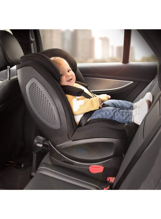 hauck Rear Facing Child Car Seat Incl. Isofix Base Varioguard Plus, Group 01, For Babies And Children From Birth Up To 18 Kg, Ece R44, 04, Adjustable Headrest And Inclination, Black