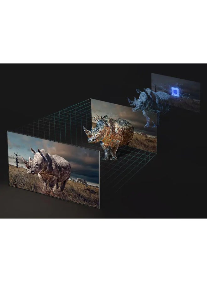 سامسونج - تلفزيون ذكي 65 بوصة، OLED، أسود، 2023، معالج الكم العصبي 4K، تصميم LaserSlim، Motion Xcelerator Turbo Pro QA65S90CAUXSA أسود QA65S90CAUXSA أسود - Image 1