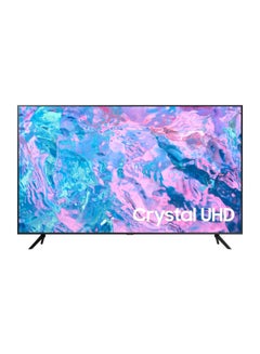Samsung 50 Inch Smart TV, Crystal UHD 4K, Black, 2023, Crystal Processor 4K, PurColor, Smart Hub UA50CU7000UXSA Black  - Image 1