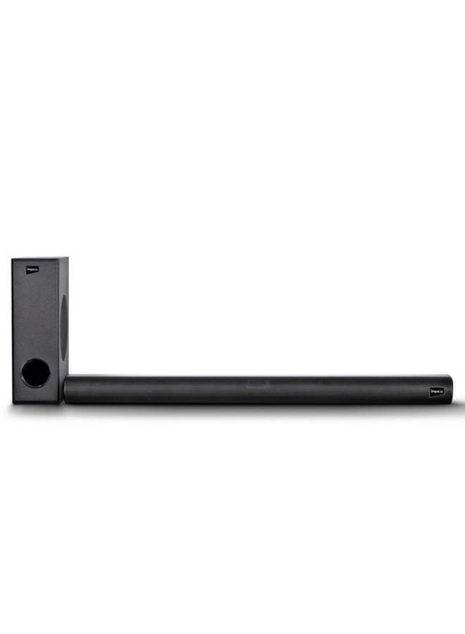 Impex Beat Beam SB 6000 2.1 Channel Wireless Soundbar with 6.5" Subwoofer 80W Output (8000W PMPO) Bluetooth 5.0, HDMI ARC, Optical Input, USB, AUX, LED Display & Remote Control SB 6000 Black - Image 2