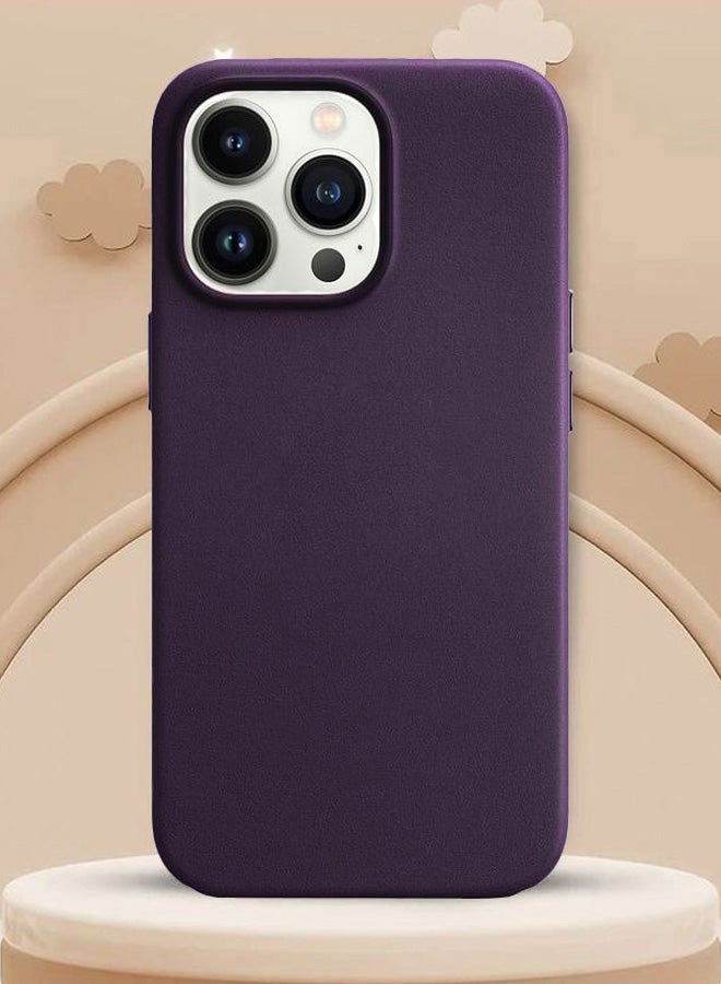 مارجون حافظة لهاتف iPhone 14 Pro Max وغطاء جلدي مع Magsafe - Image 4